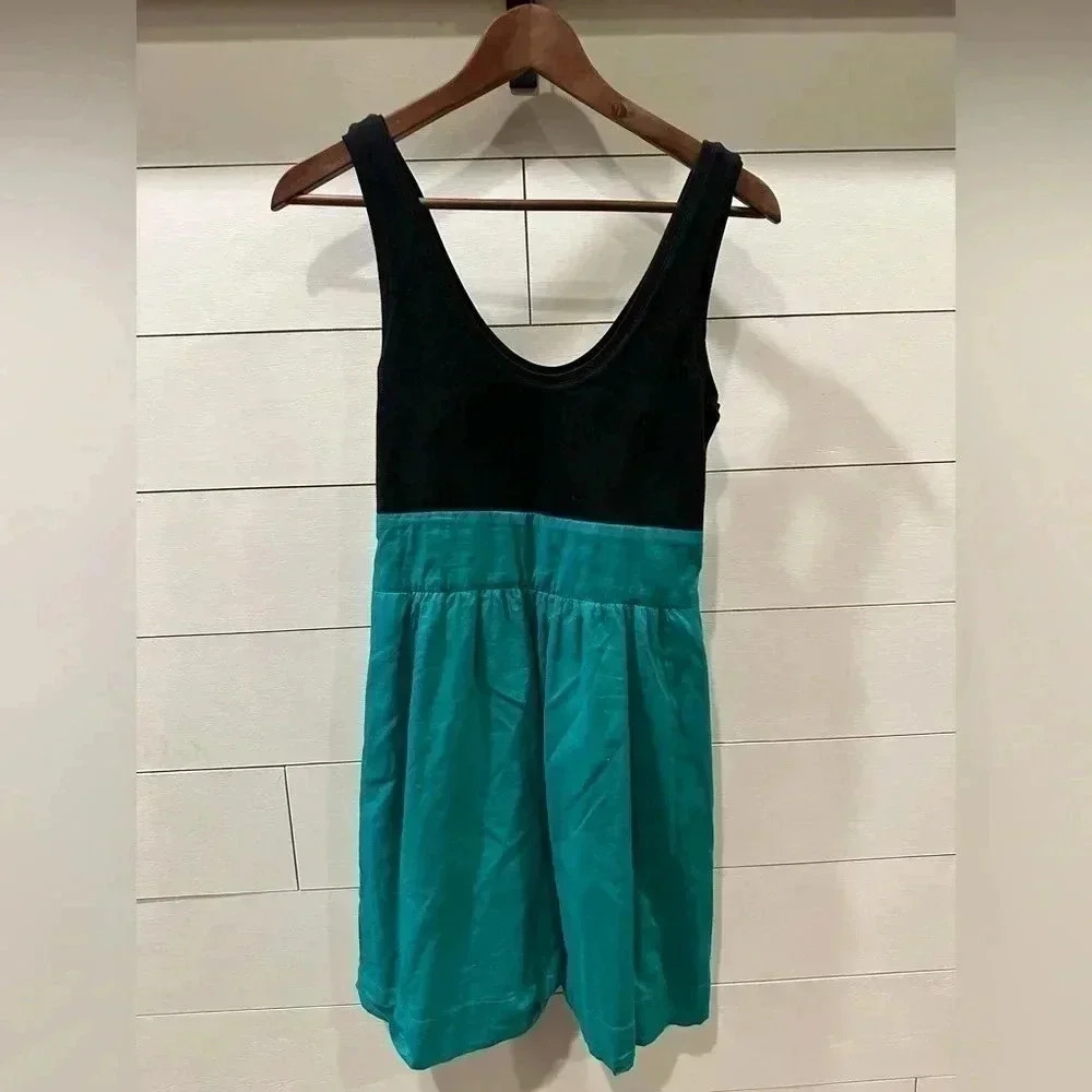 Express Women’s Teal / Black Dress-Size 6
